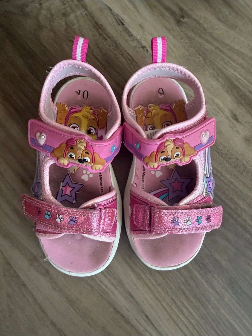 Paw Patrol Pink Glitter Skye Kids' Sandals